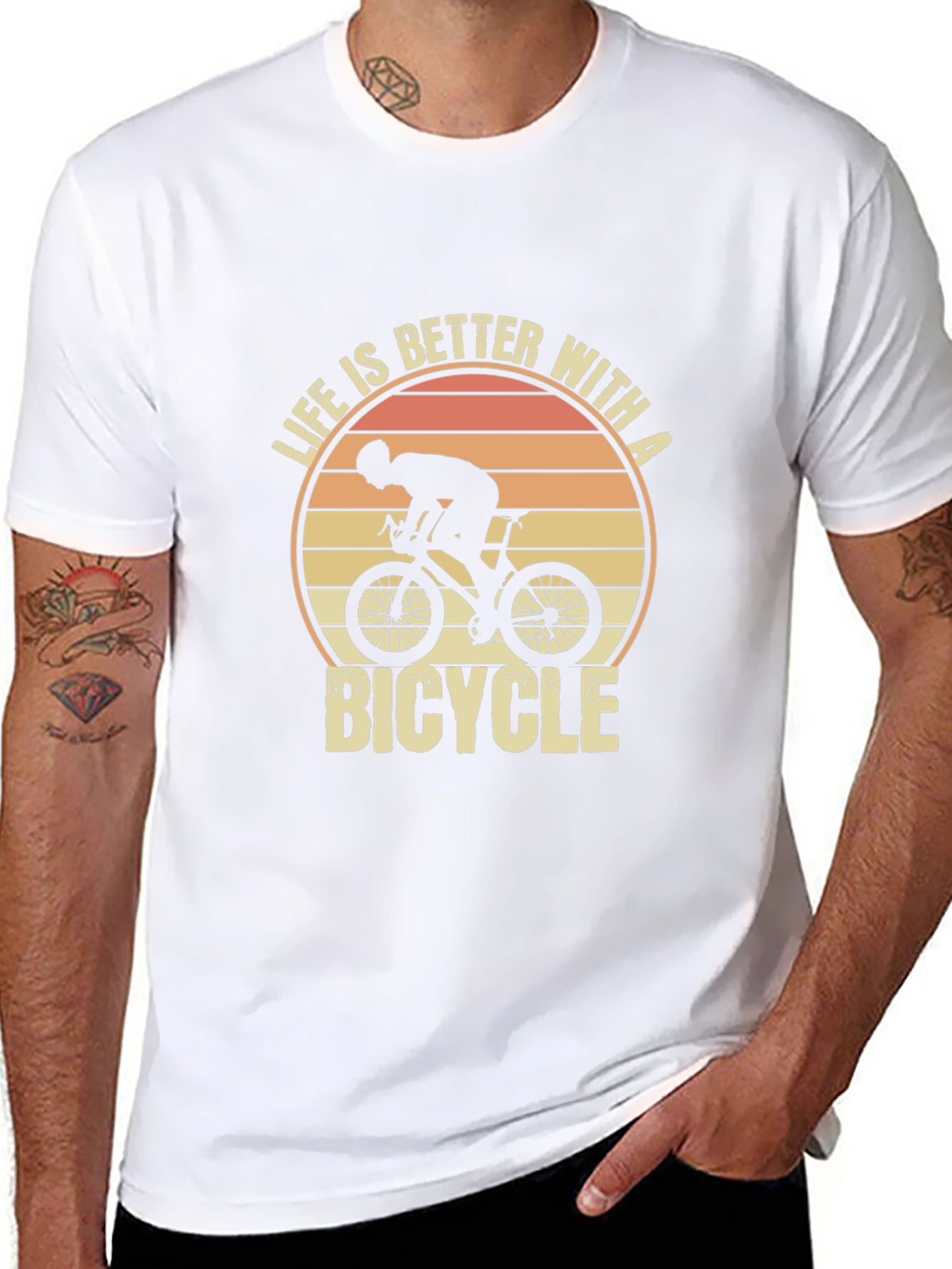 Life is Better With a Bicycle T-Shirt