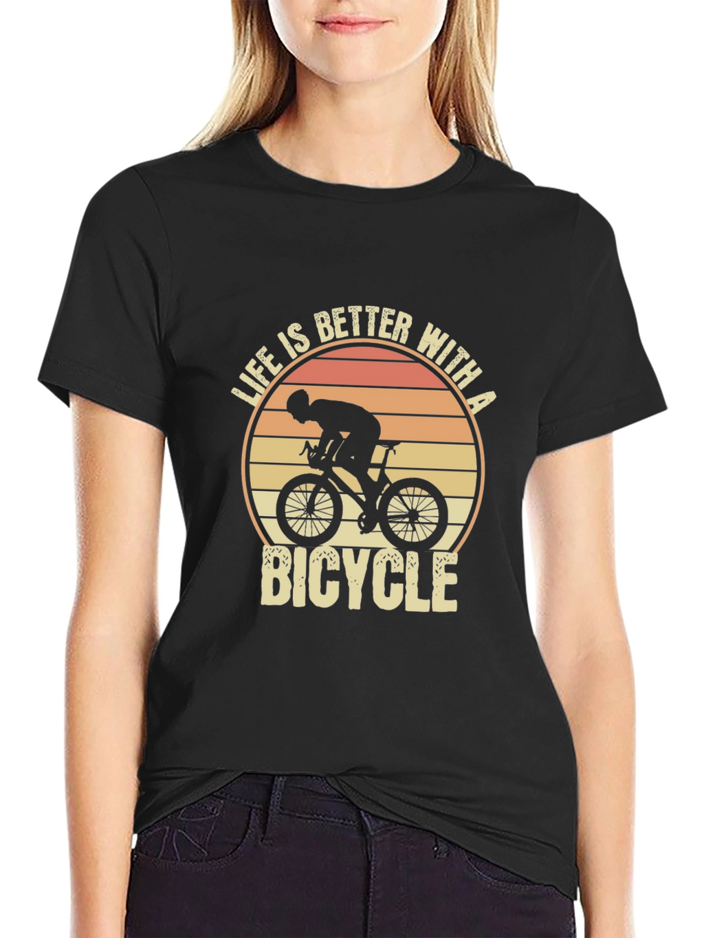 Life is Better With a Bicycle T-Shirt