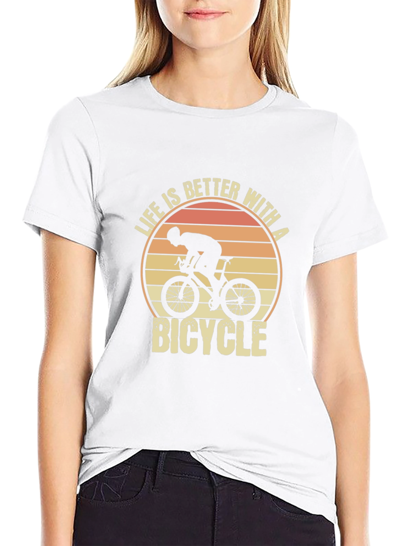 Life is Better With a Bicycle T-Shirt