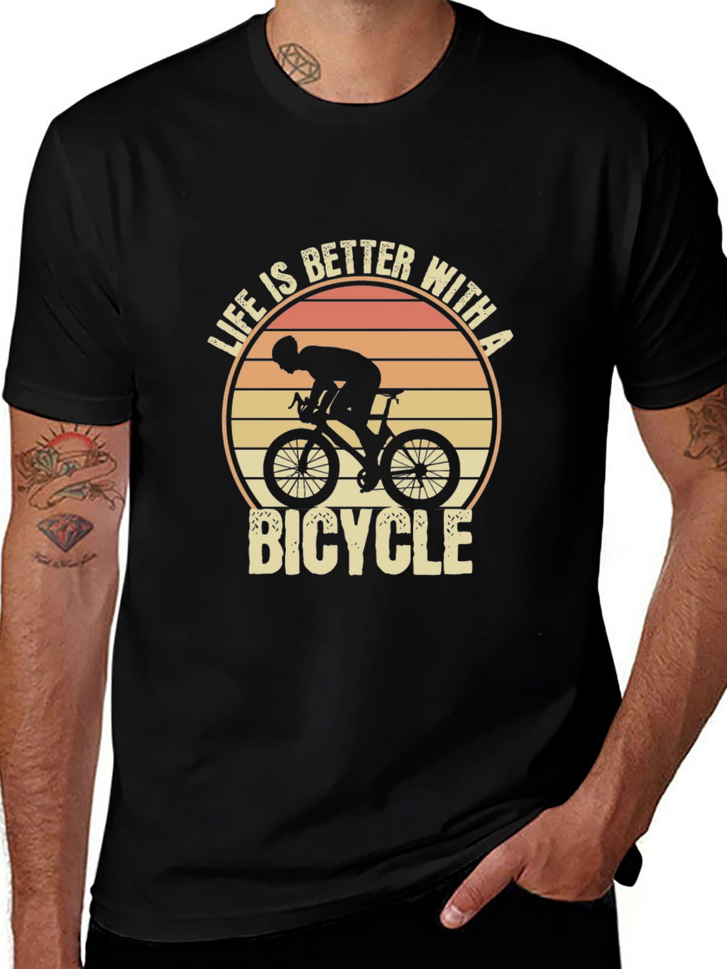 Life is Better With a Bicycle T-Shirt