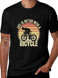 Life is Better With a Bicycle T-Shirt