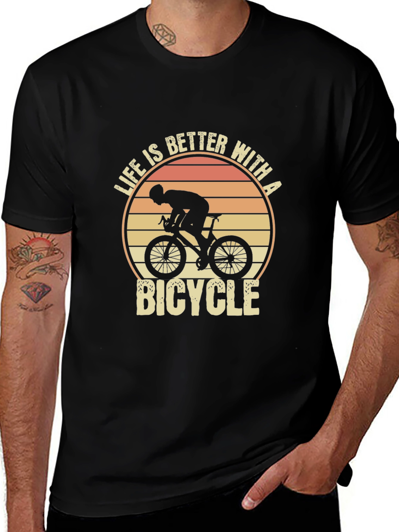 Life is Better With a Bicycle T-Shirt