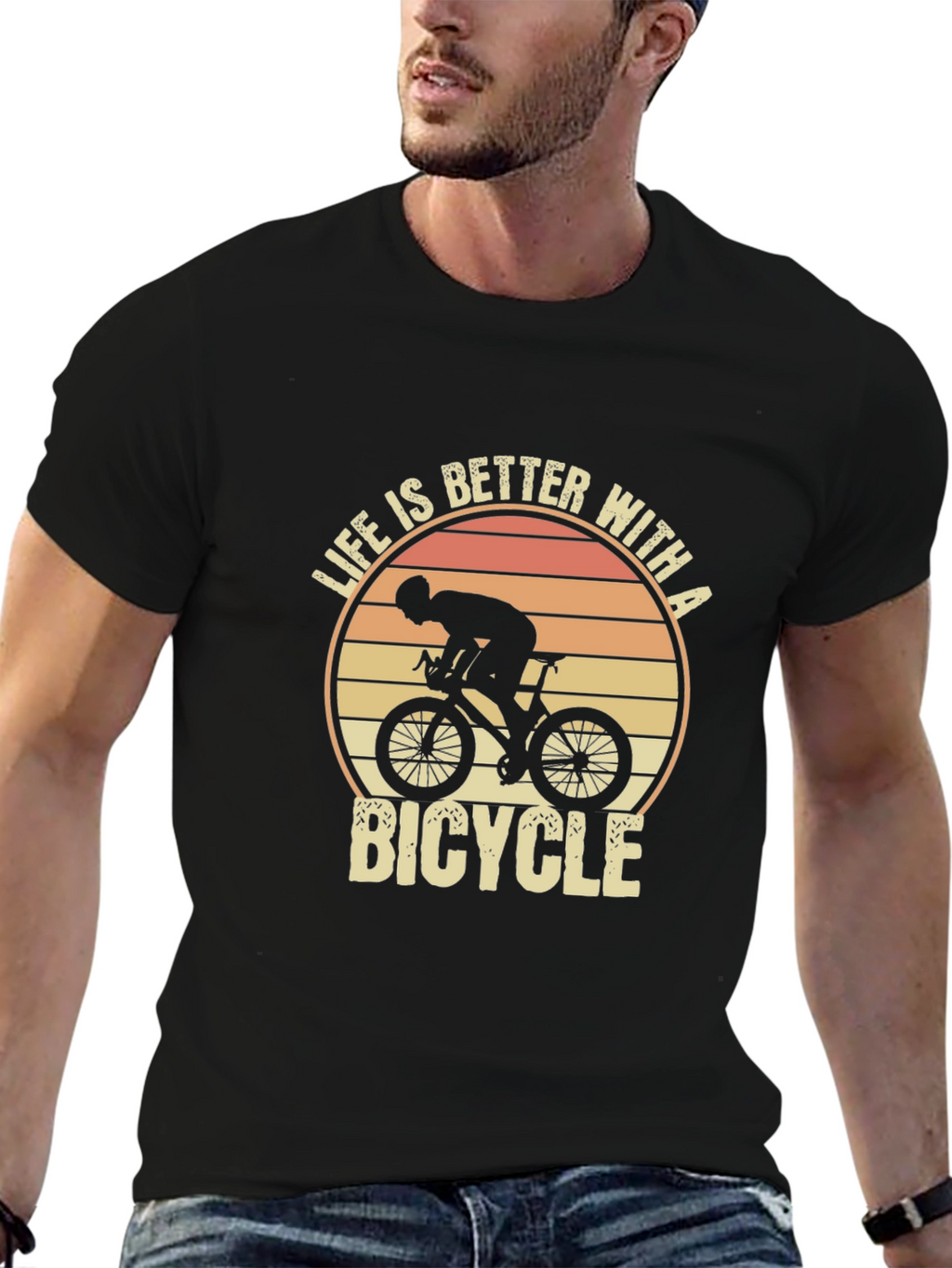 Life is Better With a Bicycle T-Shirt