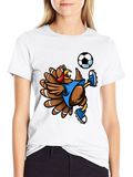 Turkey Soccer Player Graphic T-Shirt