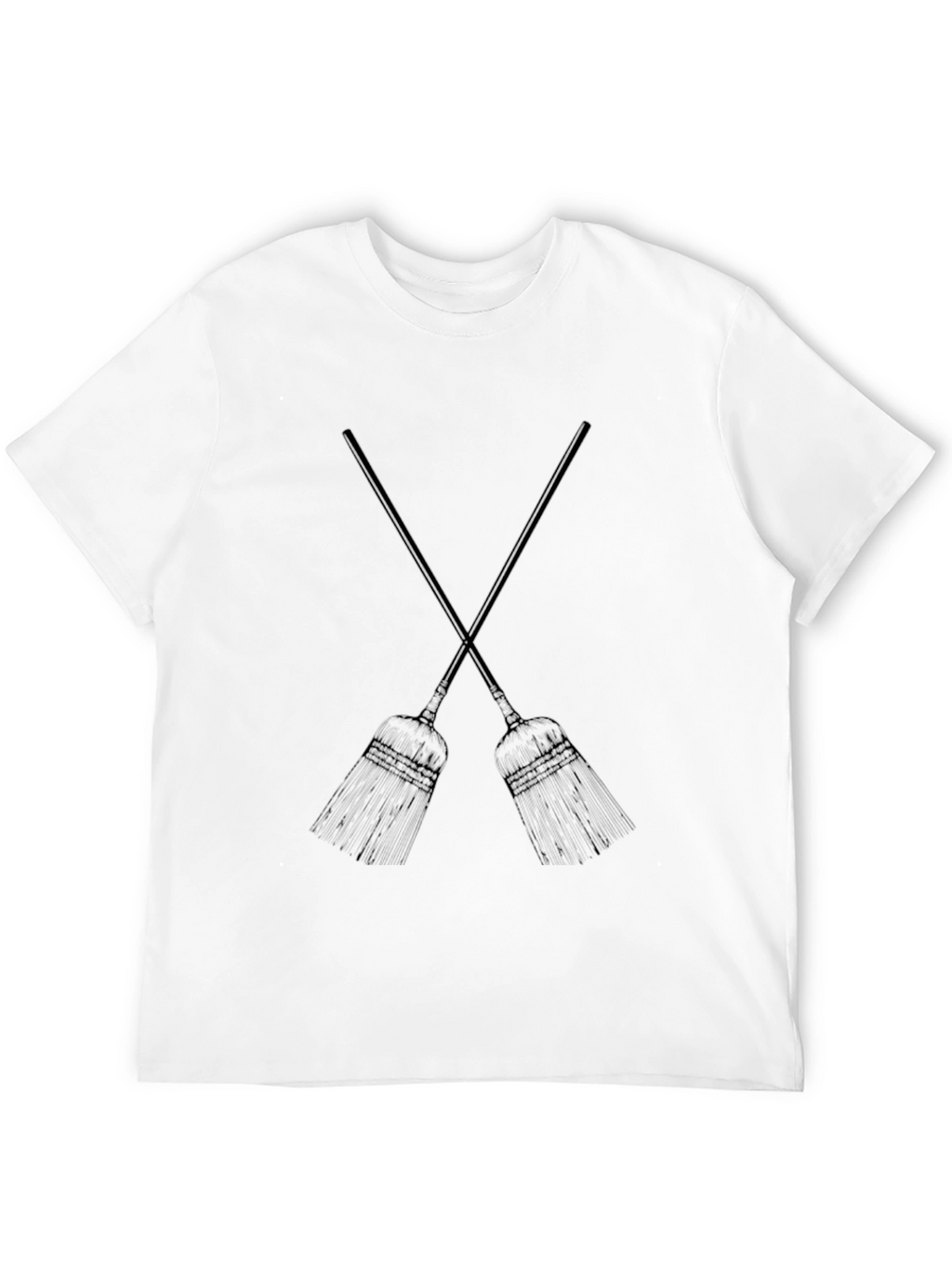 Crossed Brooms Graphic Tee