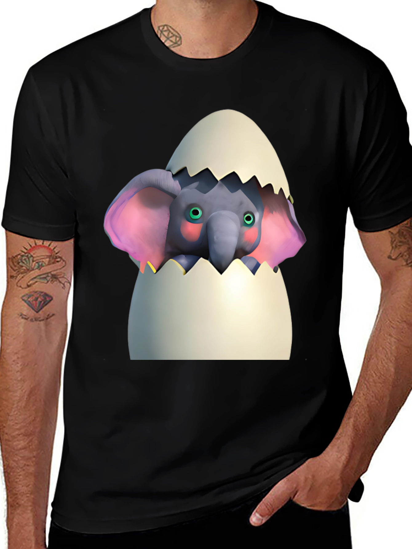 Elephant Hatching T-Shirt