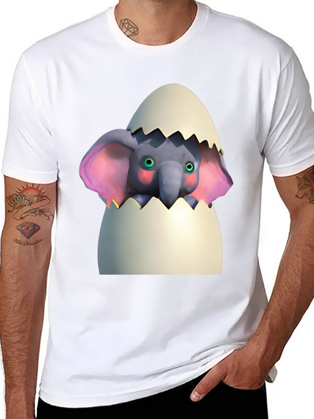 Elephant Hatching T-Shirt