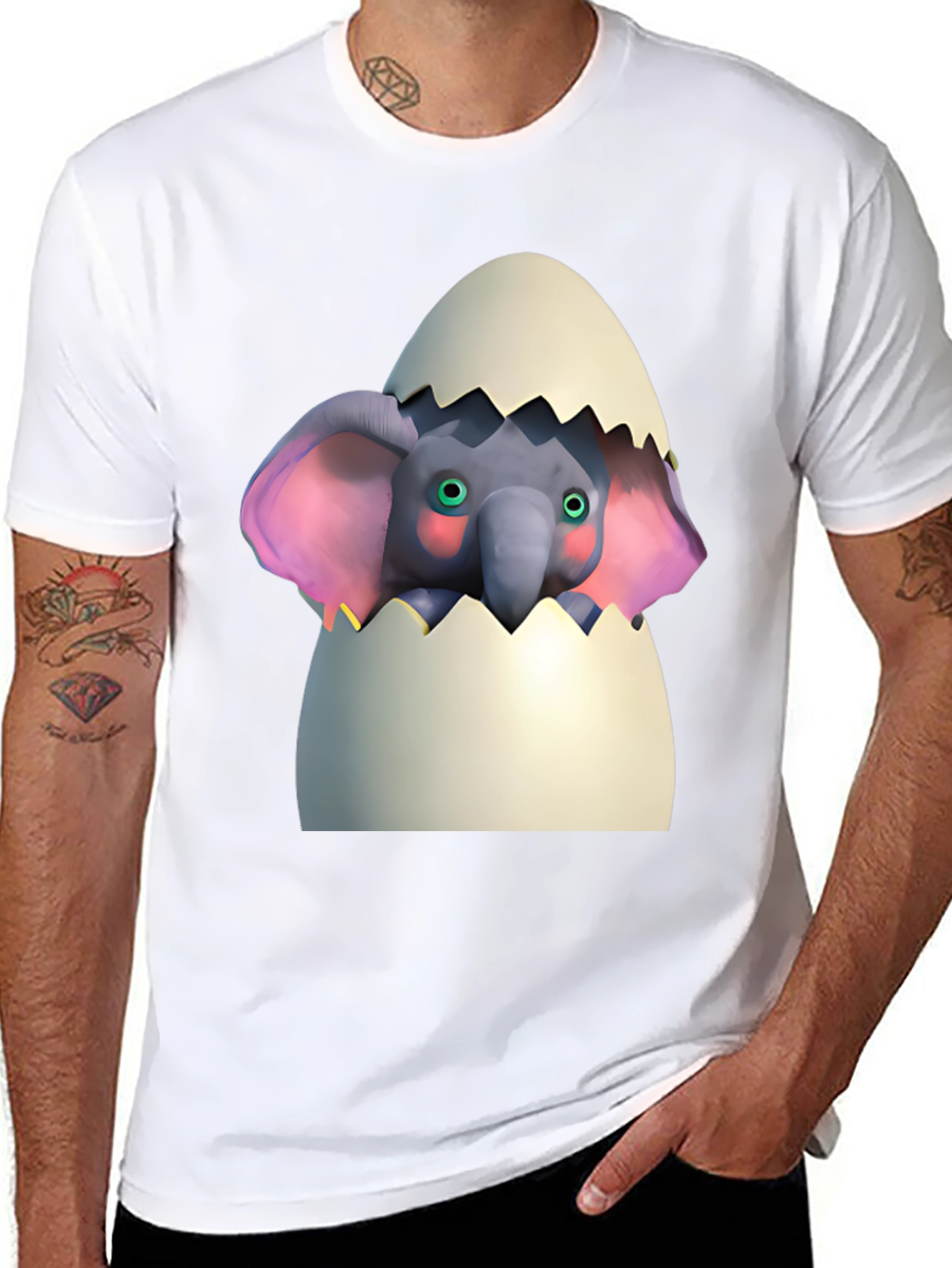 Elephant Hatching T-Shirt