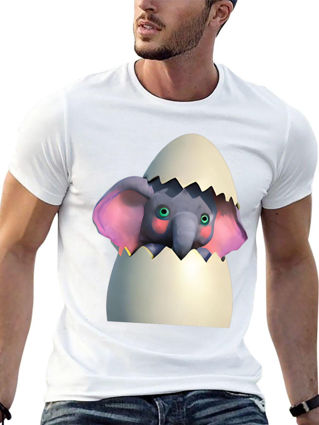 Elephant Hatching T-Shirt
