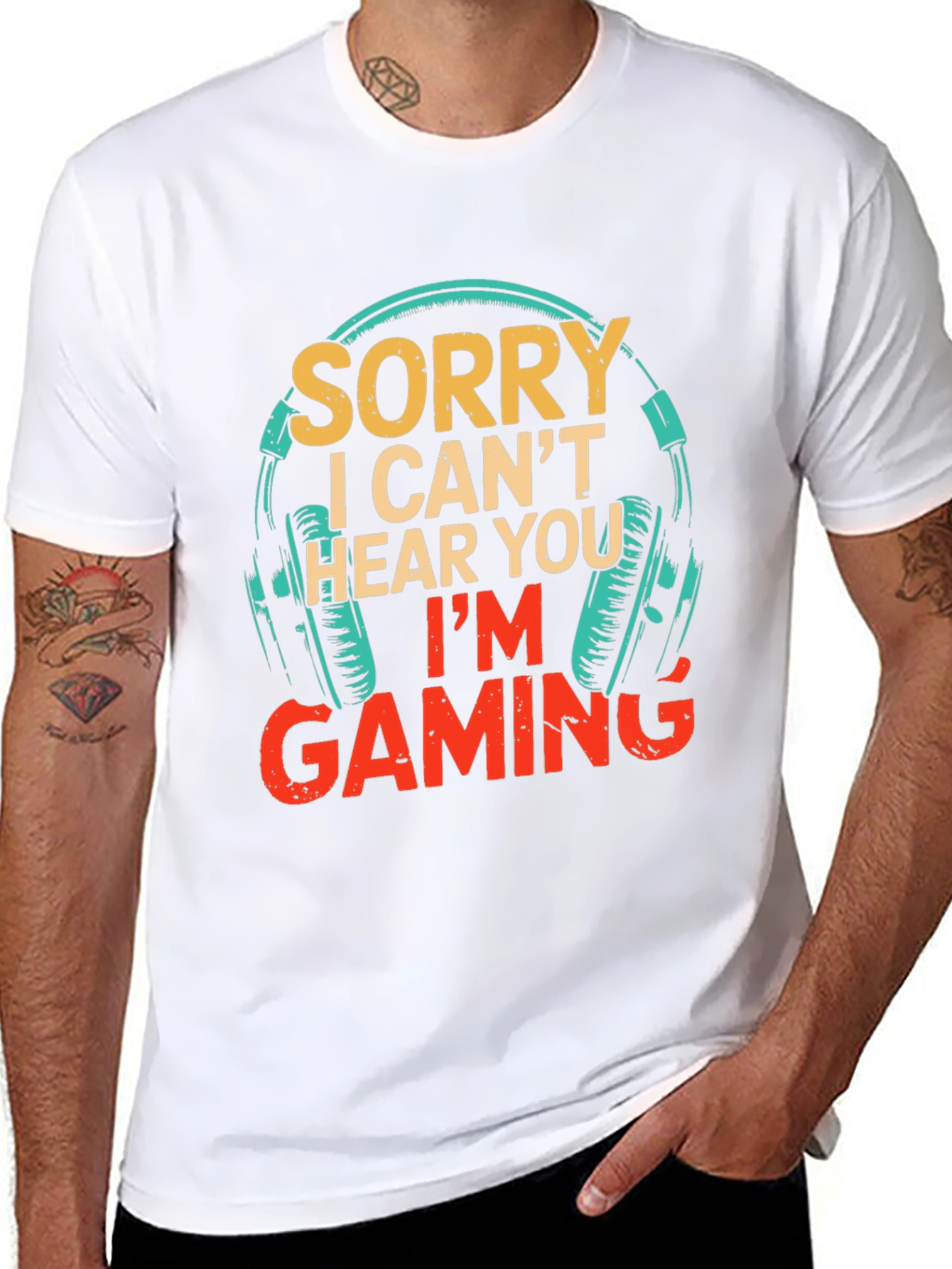 Sorry I Cant Hear You Im Gaming T-Shirt