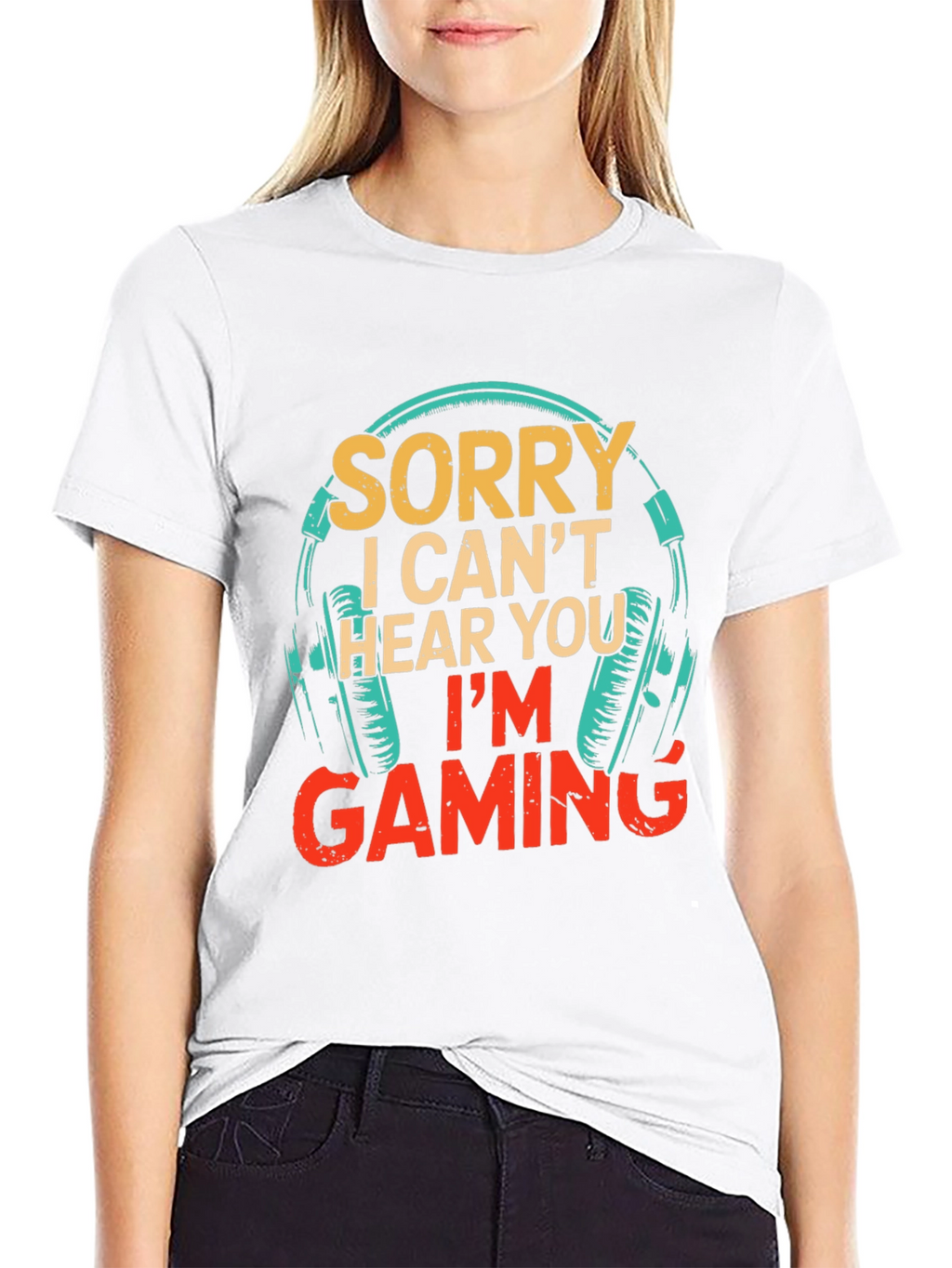Sorry I Cant Hear You Im Gaming T-Shirt