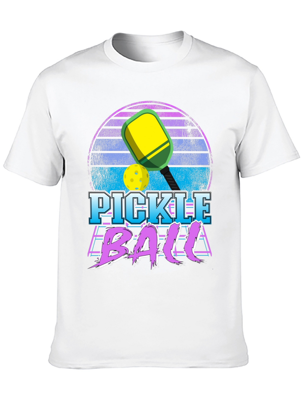 Retro Pickleball Graphic T-Shirt