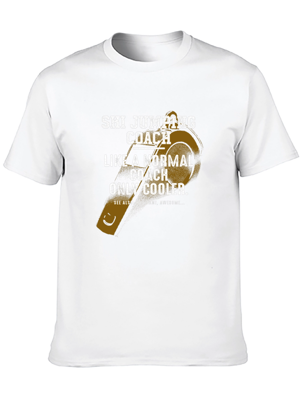 Ski Jumping Coach T-Shirt - Cool Coach Gift