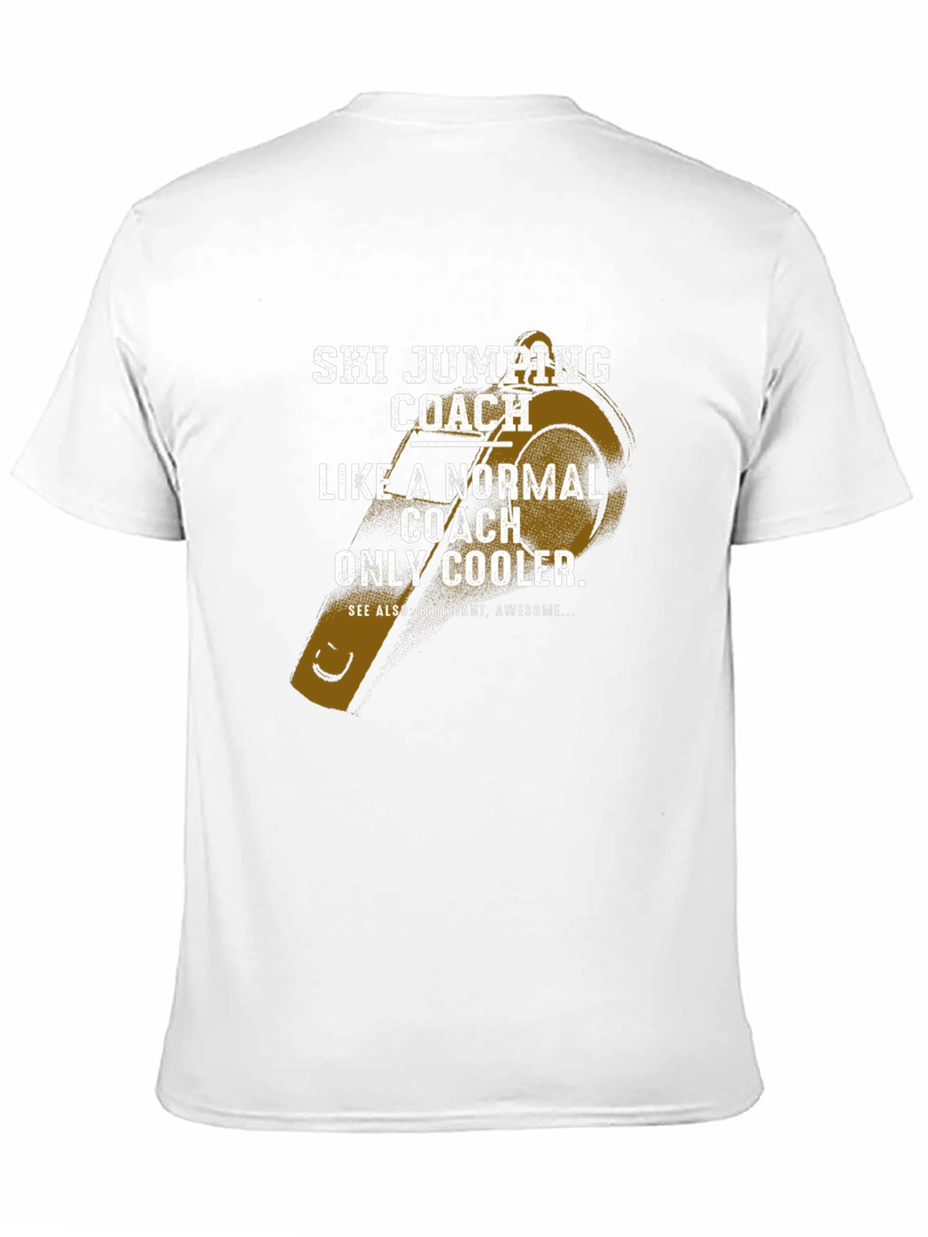 Ski Jumping Coach T-Shirt - Cool Coach Gift