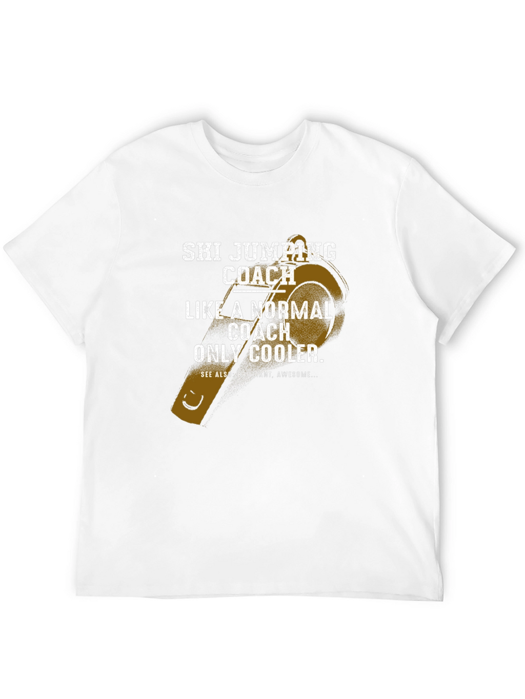 Ski Jumping Coach T-Shirt - Cool Coach Gift