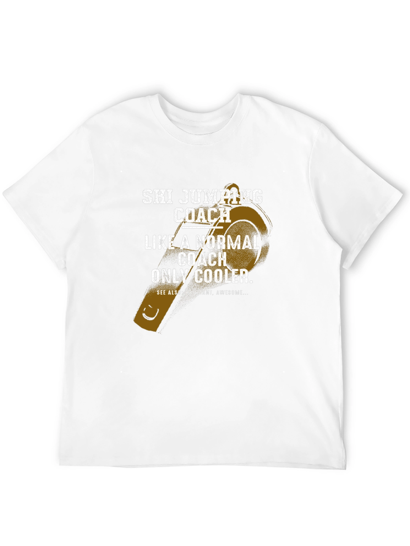 Ski Jumping Coach T-Shirt - Cool Coach Gift