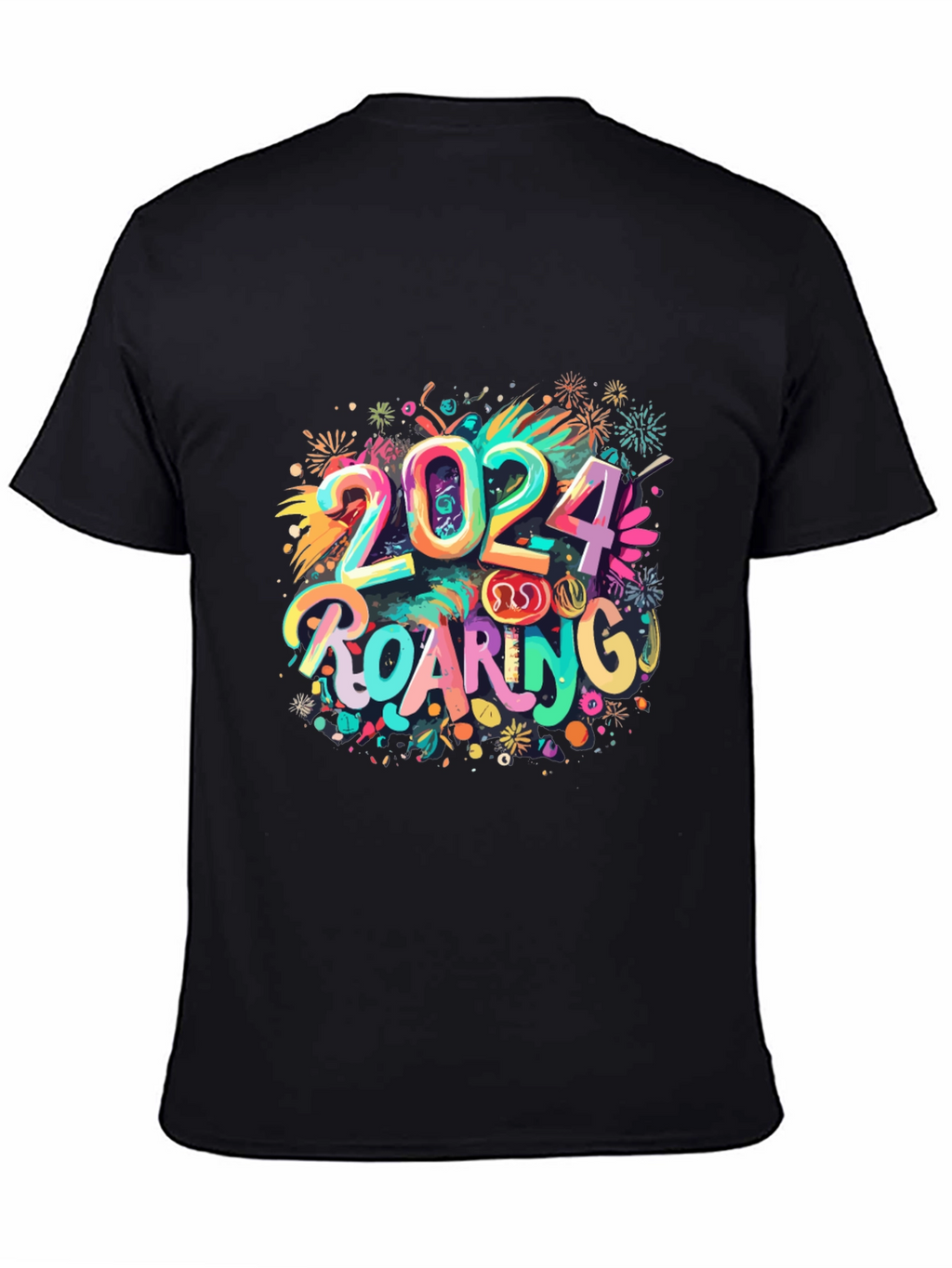 Roaring 2024 T-Shirt: New Year Celebration Tee