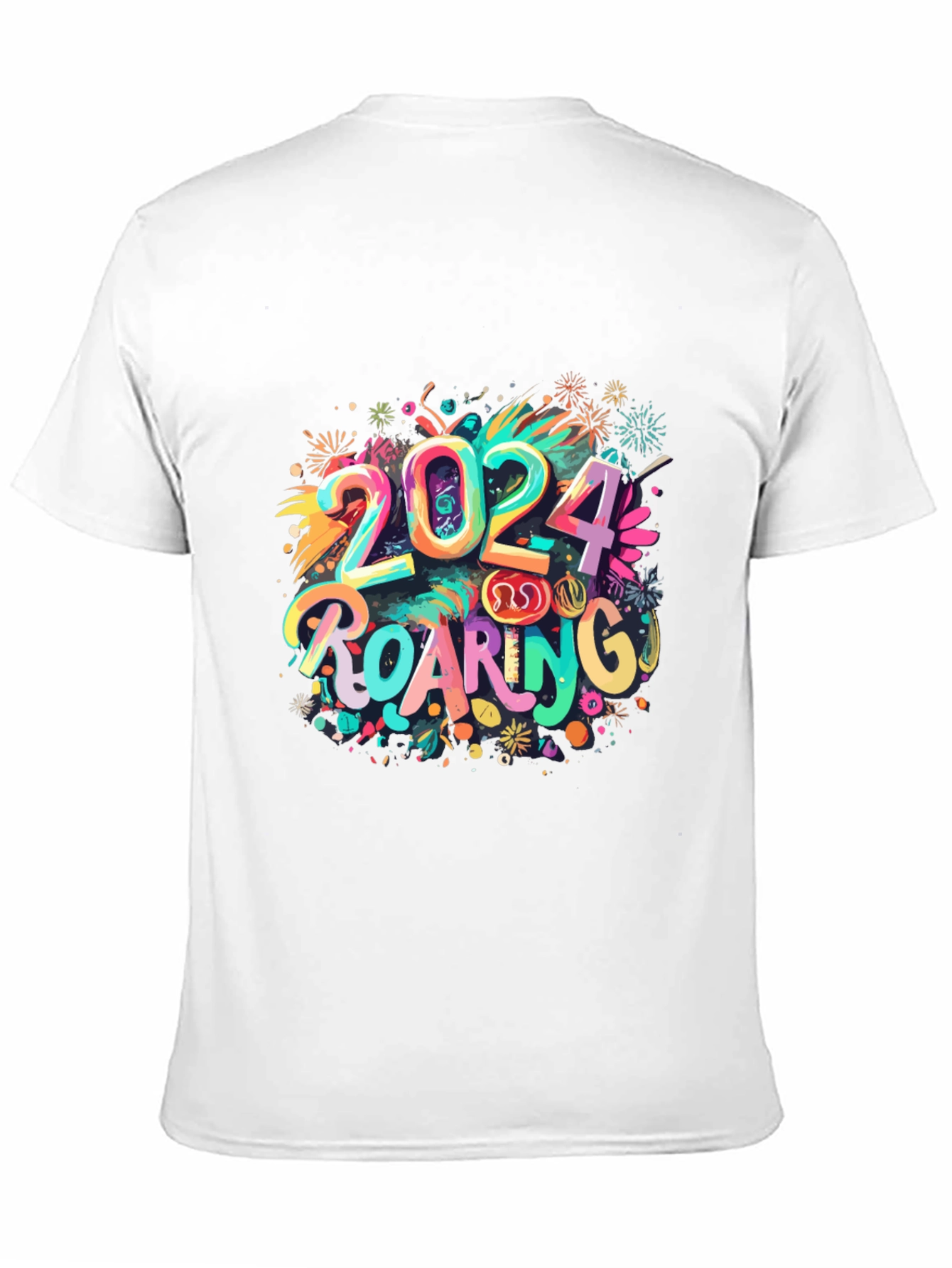 Roaring 2024 T-Shirt: New Year Celebration Tee