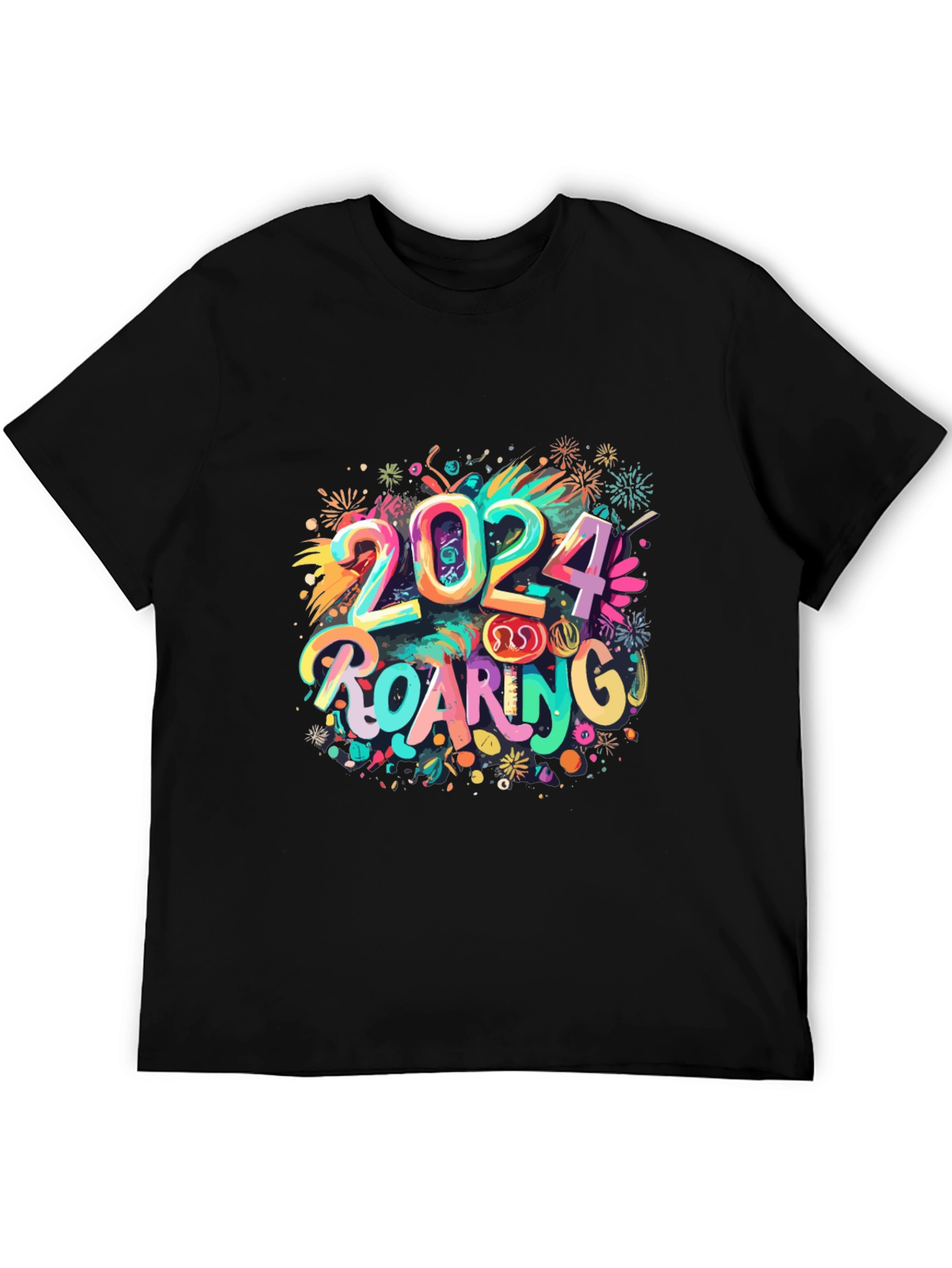 Roaring 2024 T-Shirt: New Year Celebration Tee