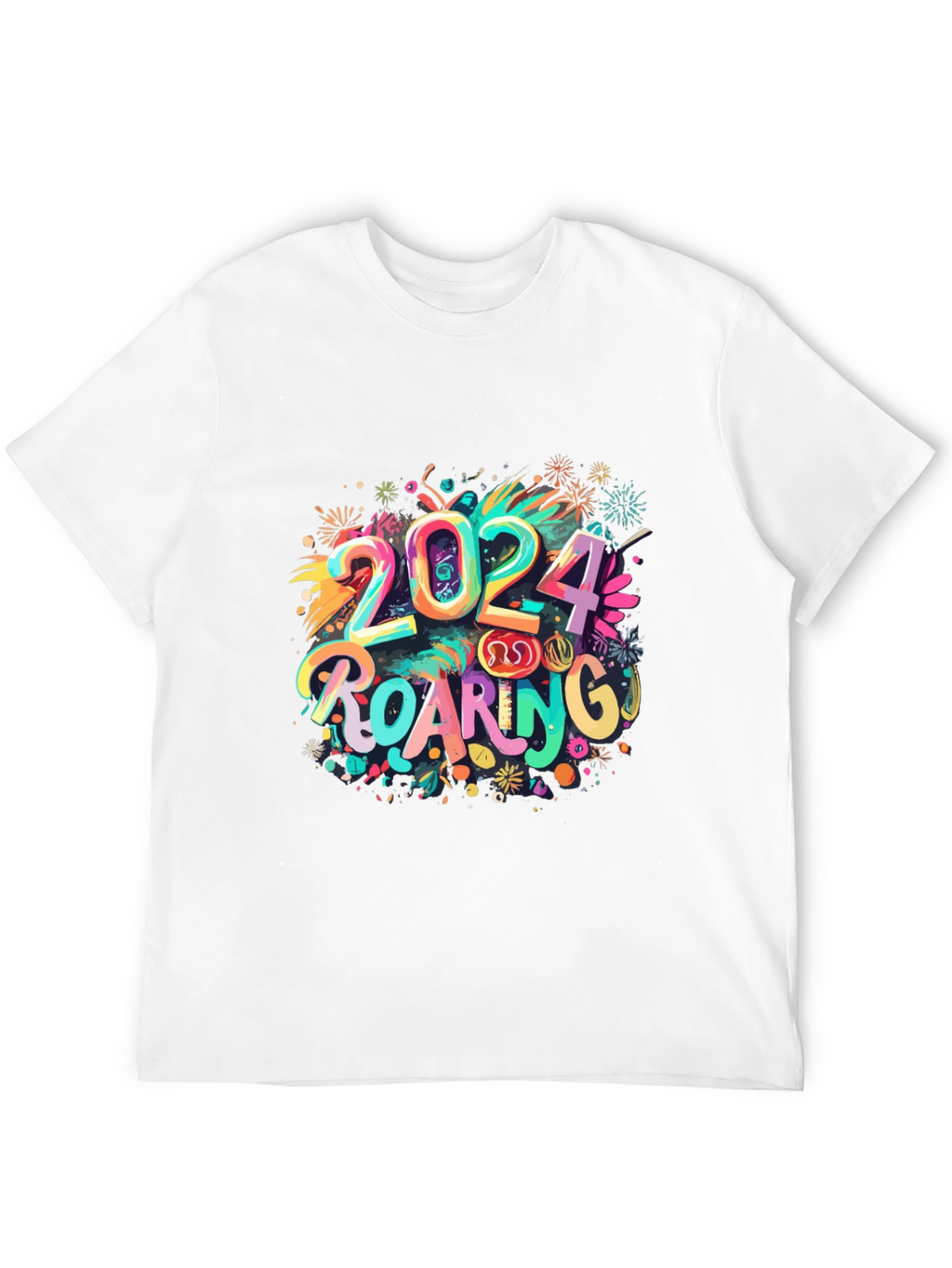 Roaring 2024 T-Shirt: New Year Celebration Tee