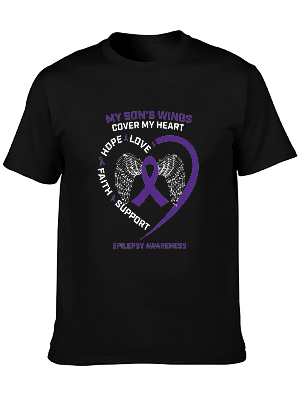 Epilepsy Awareness T-Shirt: My Sons Wings