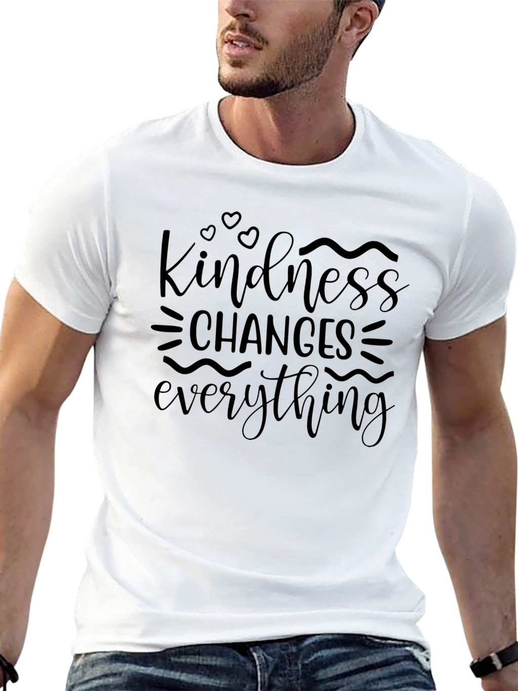 Kindness Changes Everything Black T-Shirt