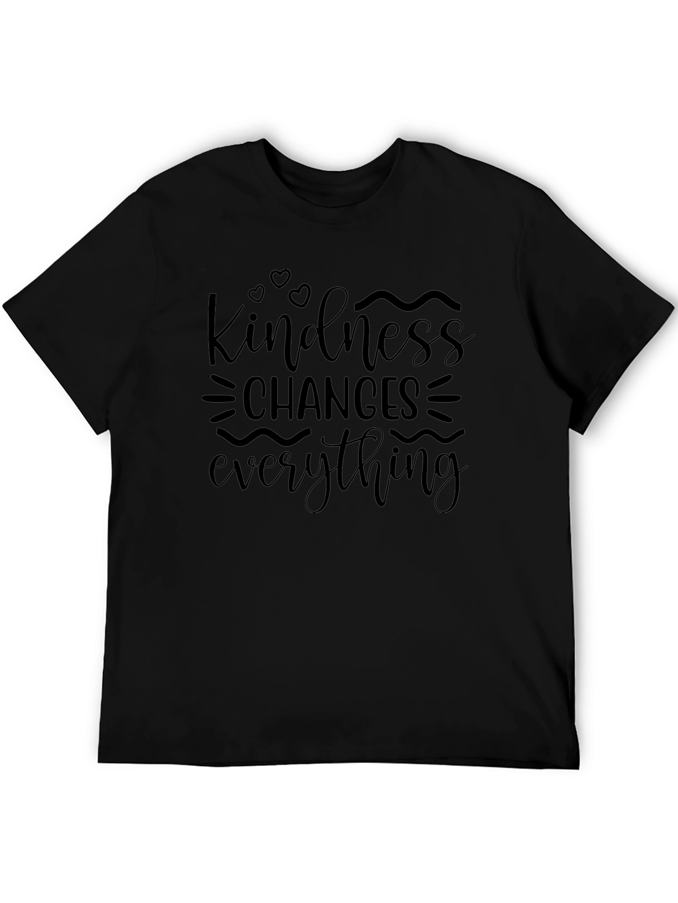 Kindness Changes Everything Black T-Shirt