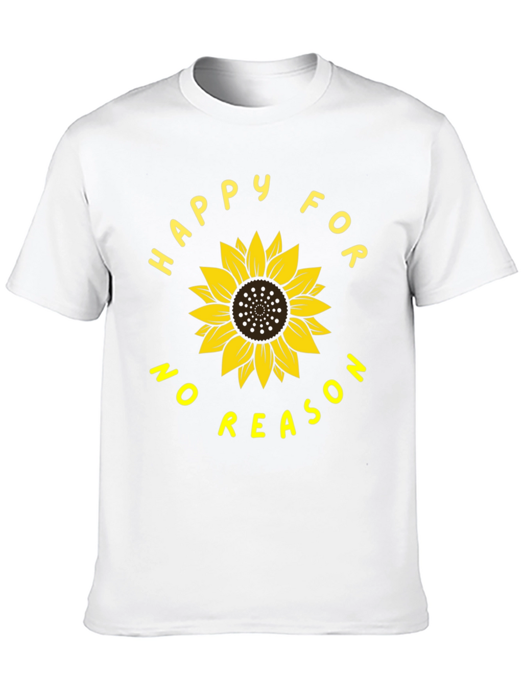 Happy For No Reason Sunflower Graphic Tee