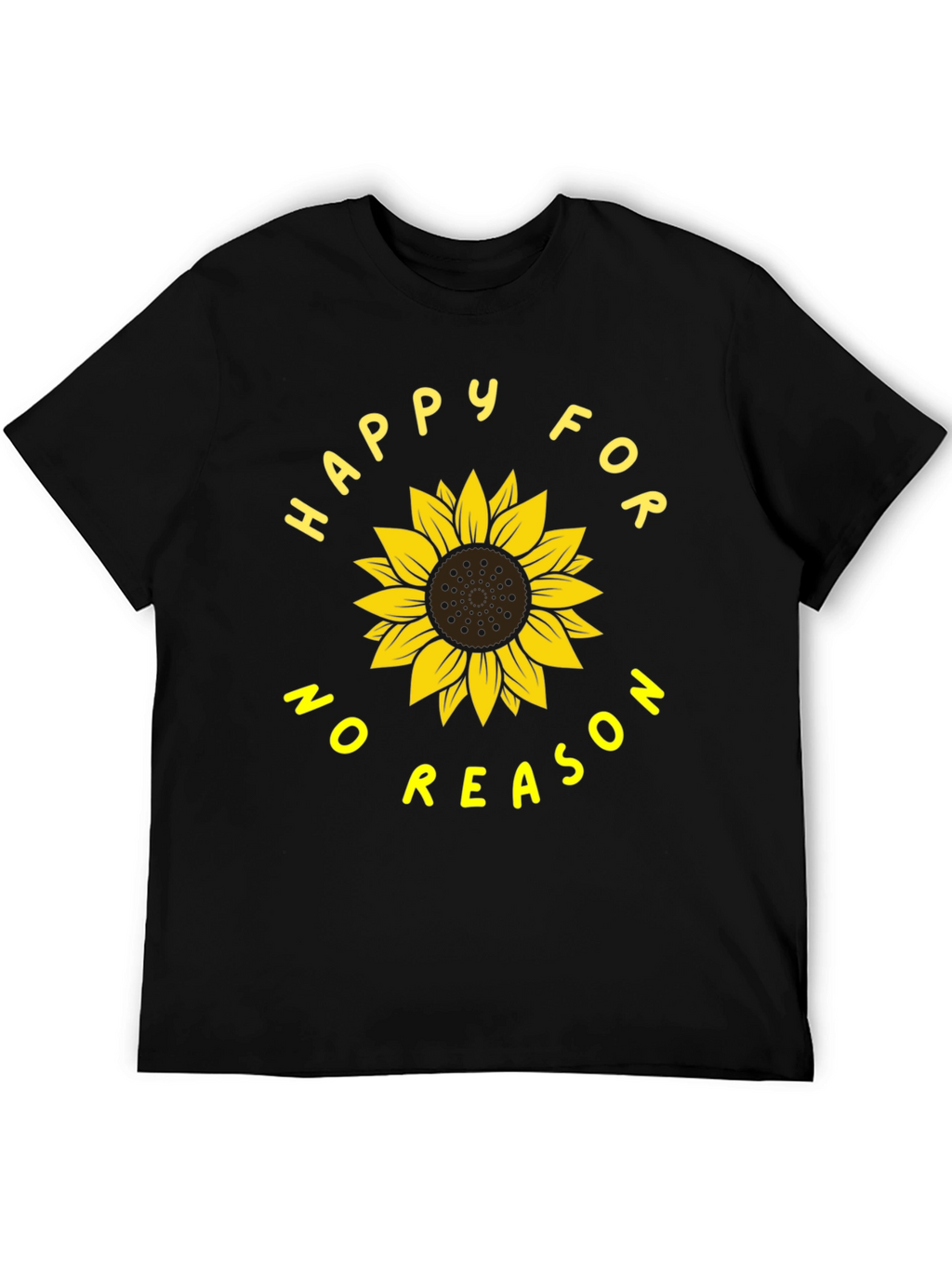 Happy For No Reason Sunflower Graphic Tee