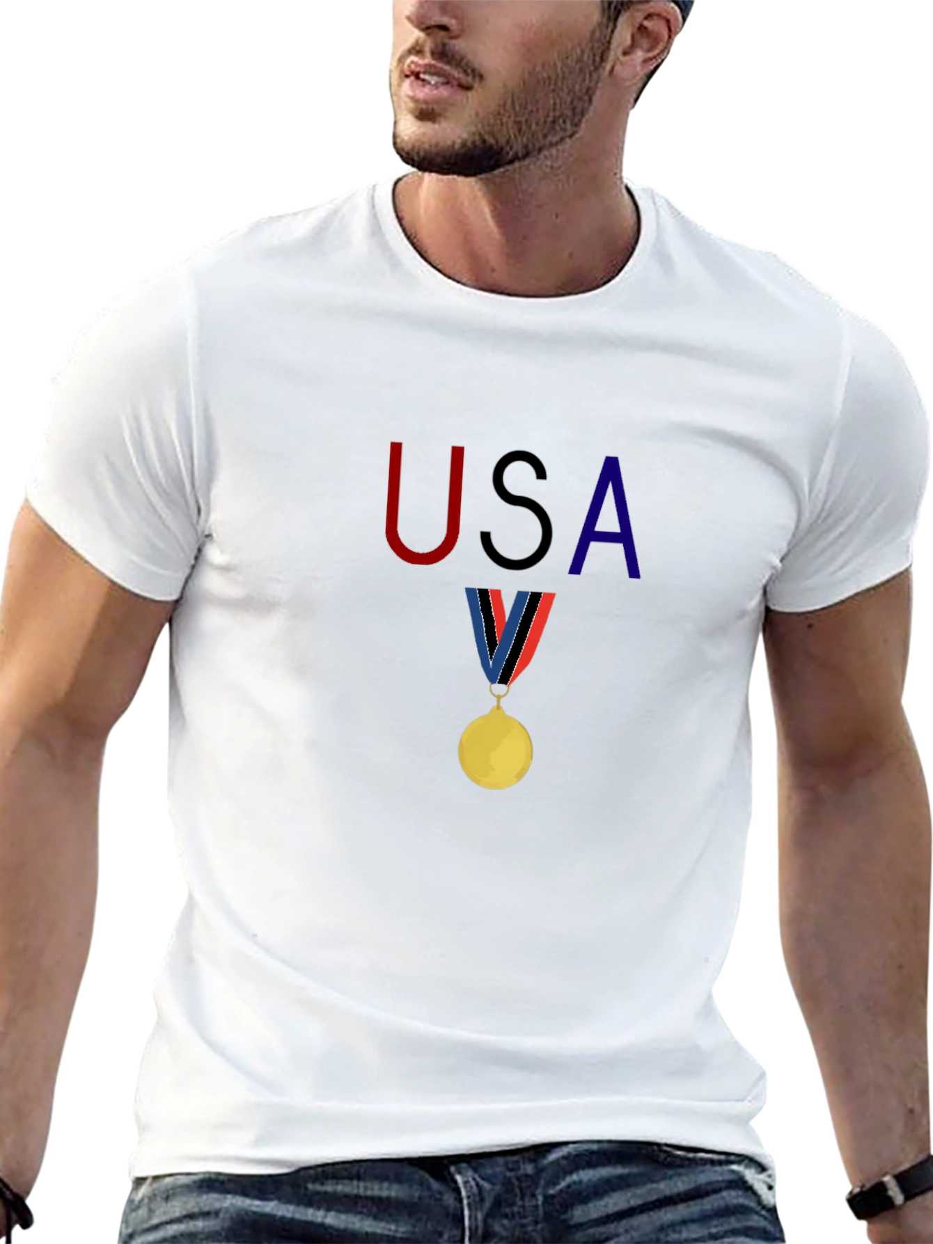 USA Olympic Medal Graphic Tee