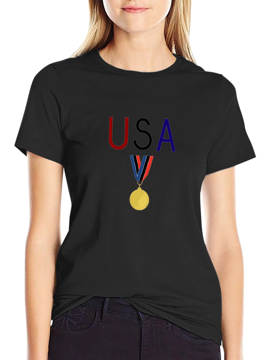 USA Olympic Medal Graphic Tee