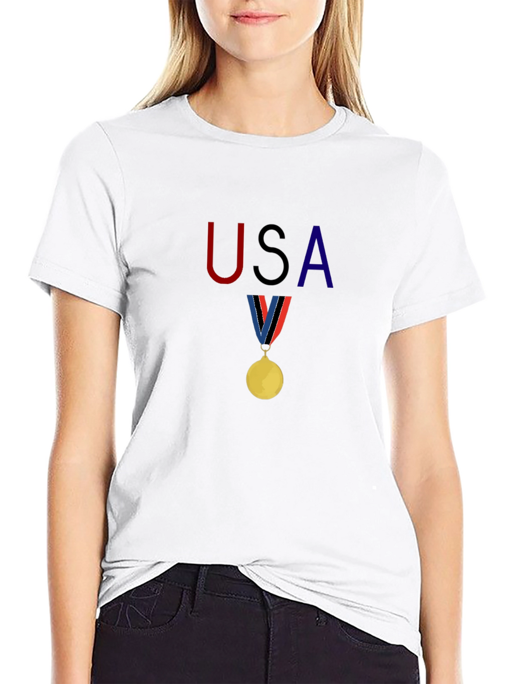 USA Olympic Medal Graphic Tee