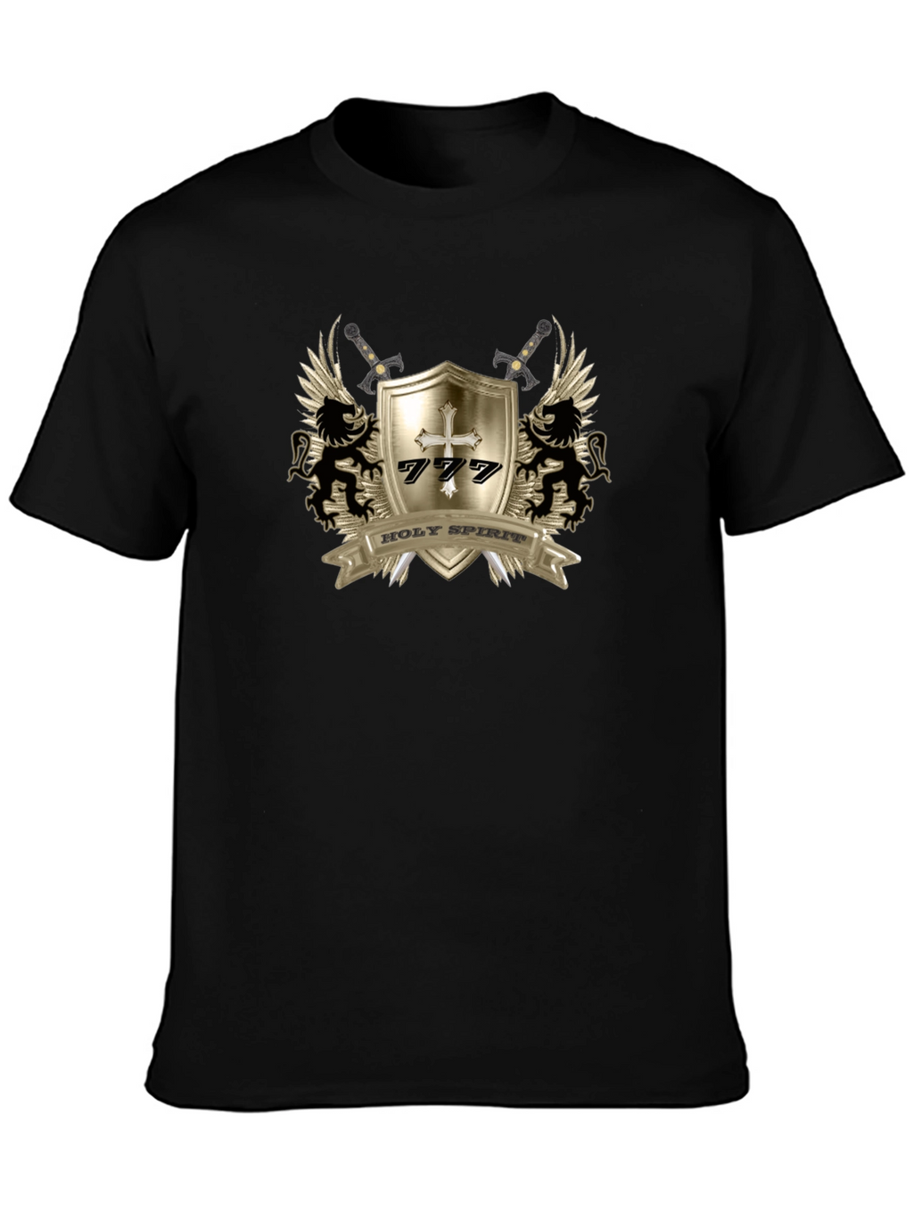 Holy Spirit Crest T-Shirt - Black