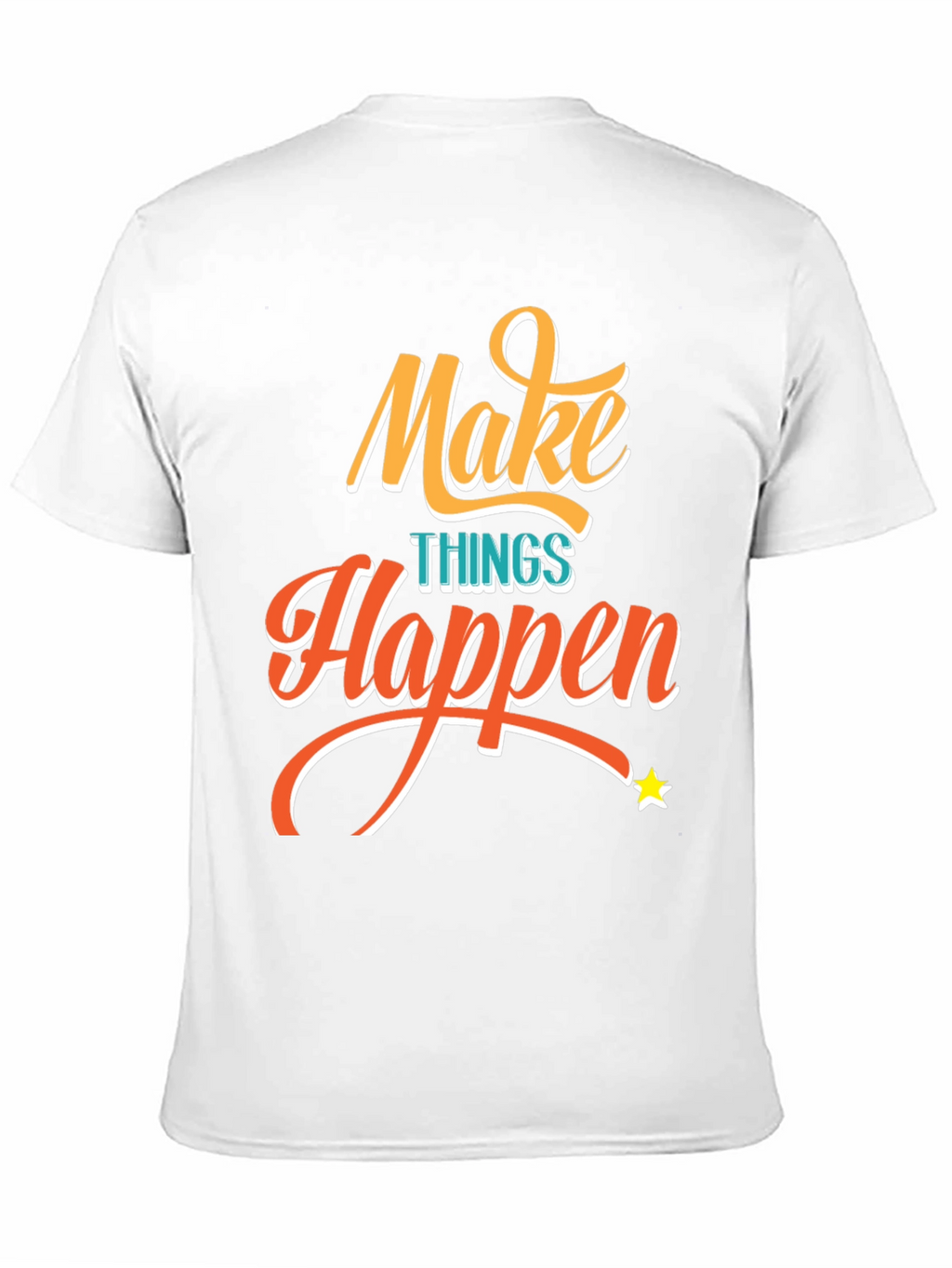 Make Things Happen Graphic Tee - Black T-Shirt