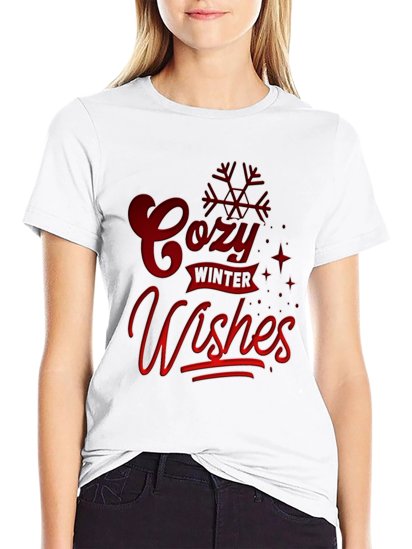 Cozy Winter Wishes Graphic T-Shirt