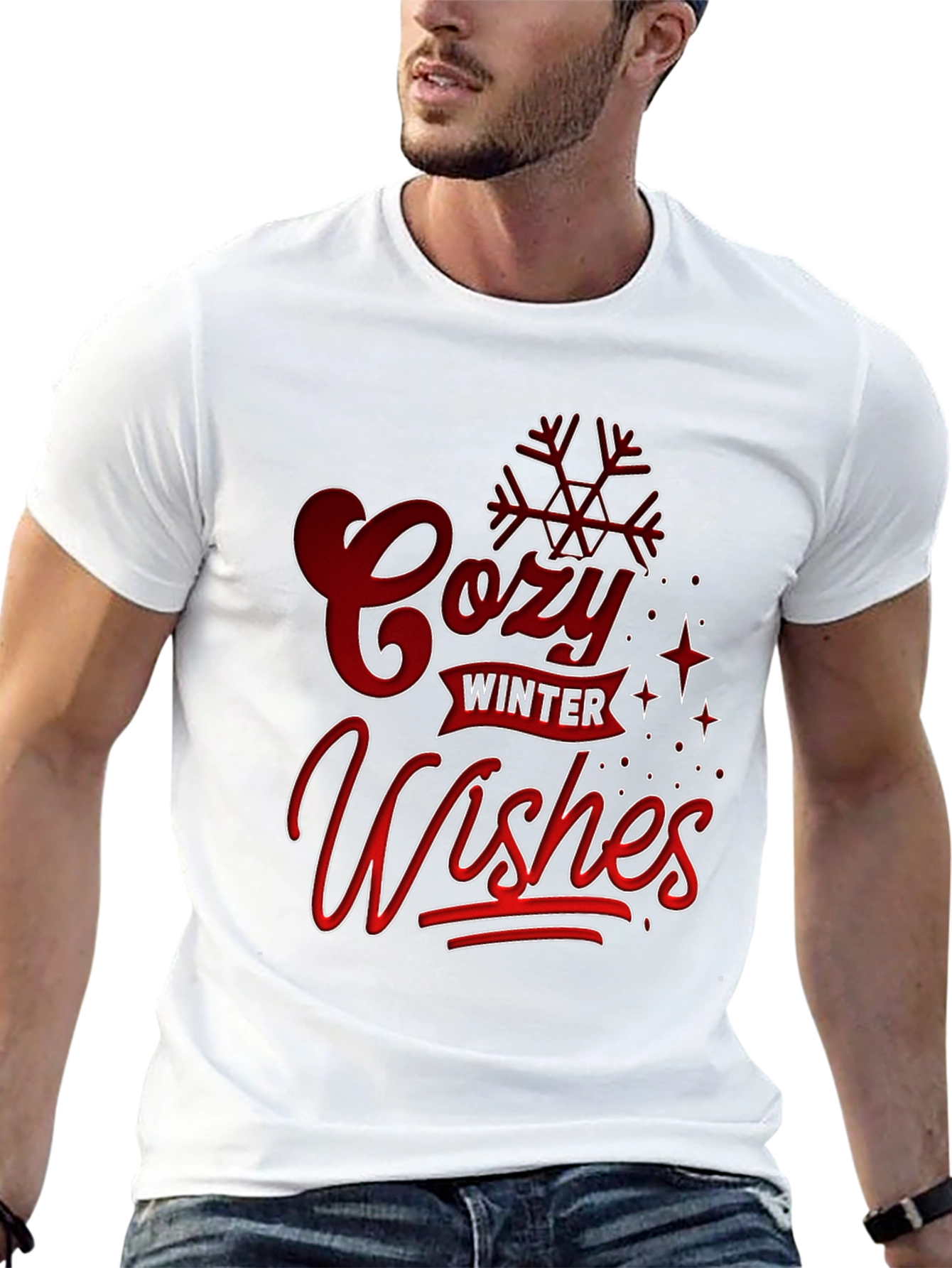Cozy Winter Wishes Graphic T-Shirt