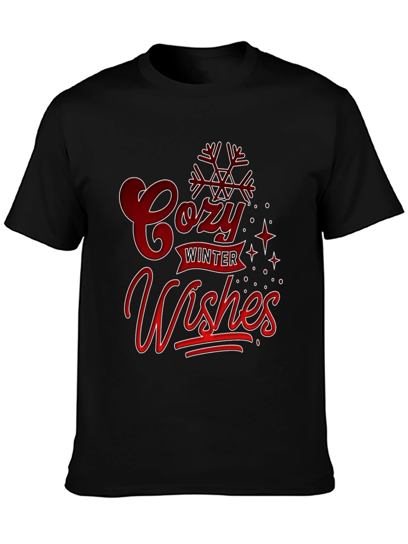 Cozy Winter Wishes Graphic T-Shirt
