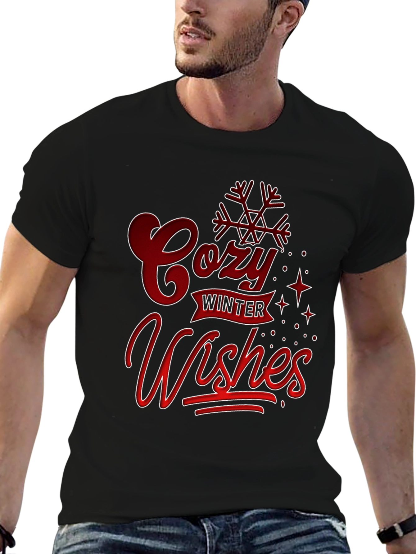 Cozy Winter Wishes Graphic T-Shirt