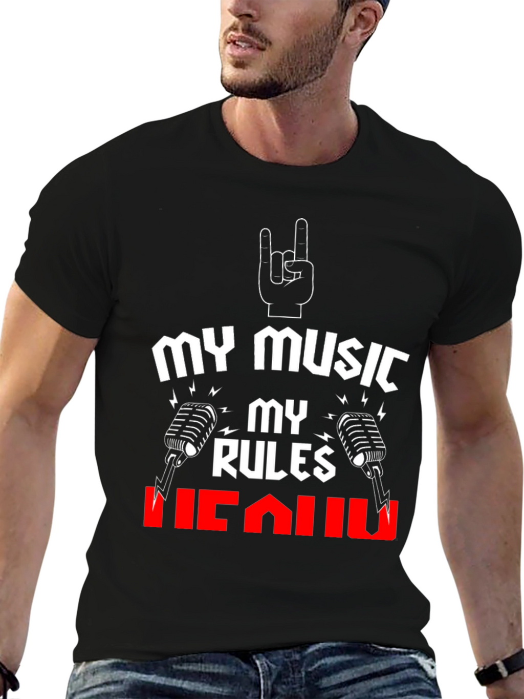 My Music My Rules Graphic Tee