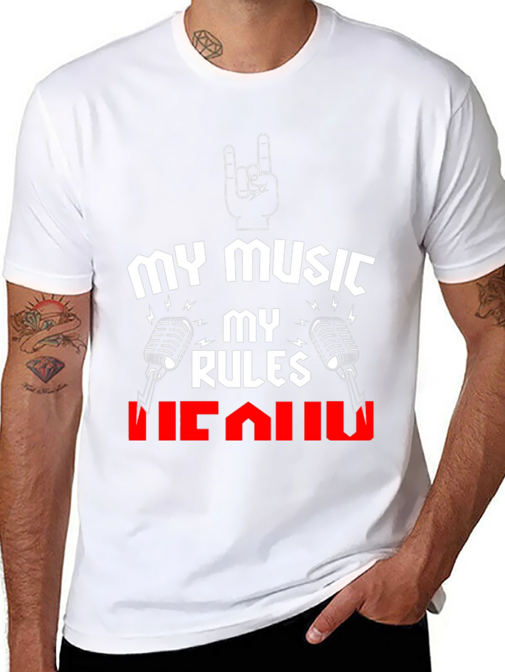 My Music My Rules Graphic Tee