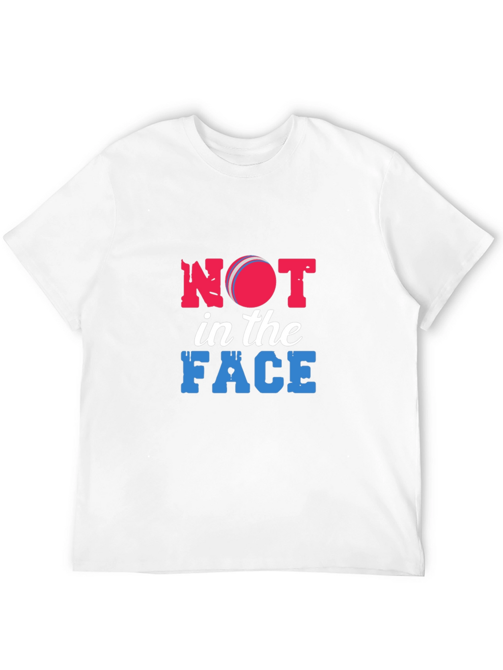 Not in the Face Black Graphic Tee