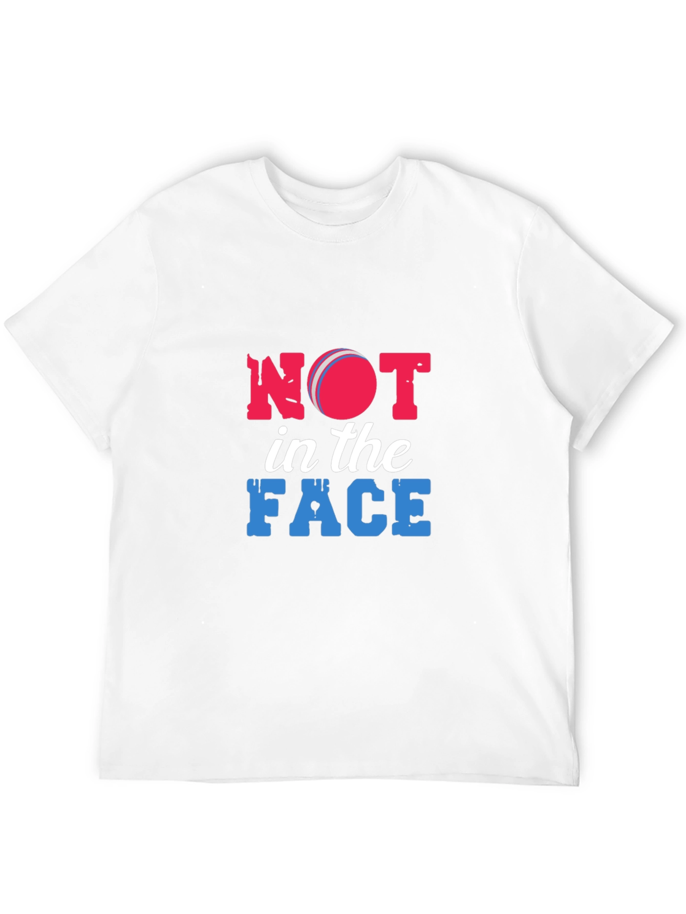 Not in the Face Black Graphic Tee