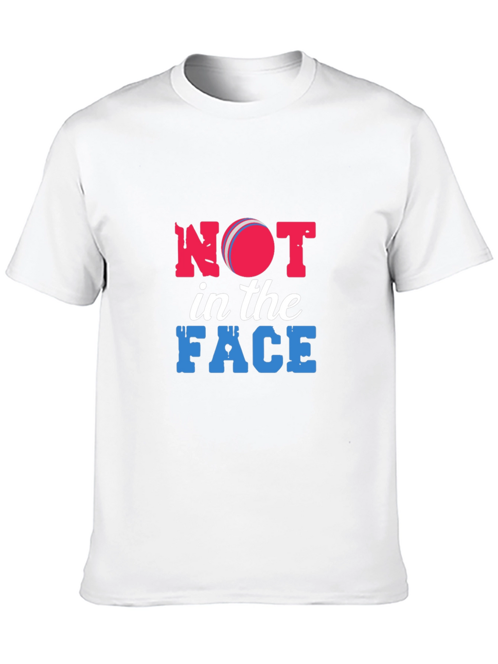 Not in the Face Black Graphic Tee