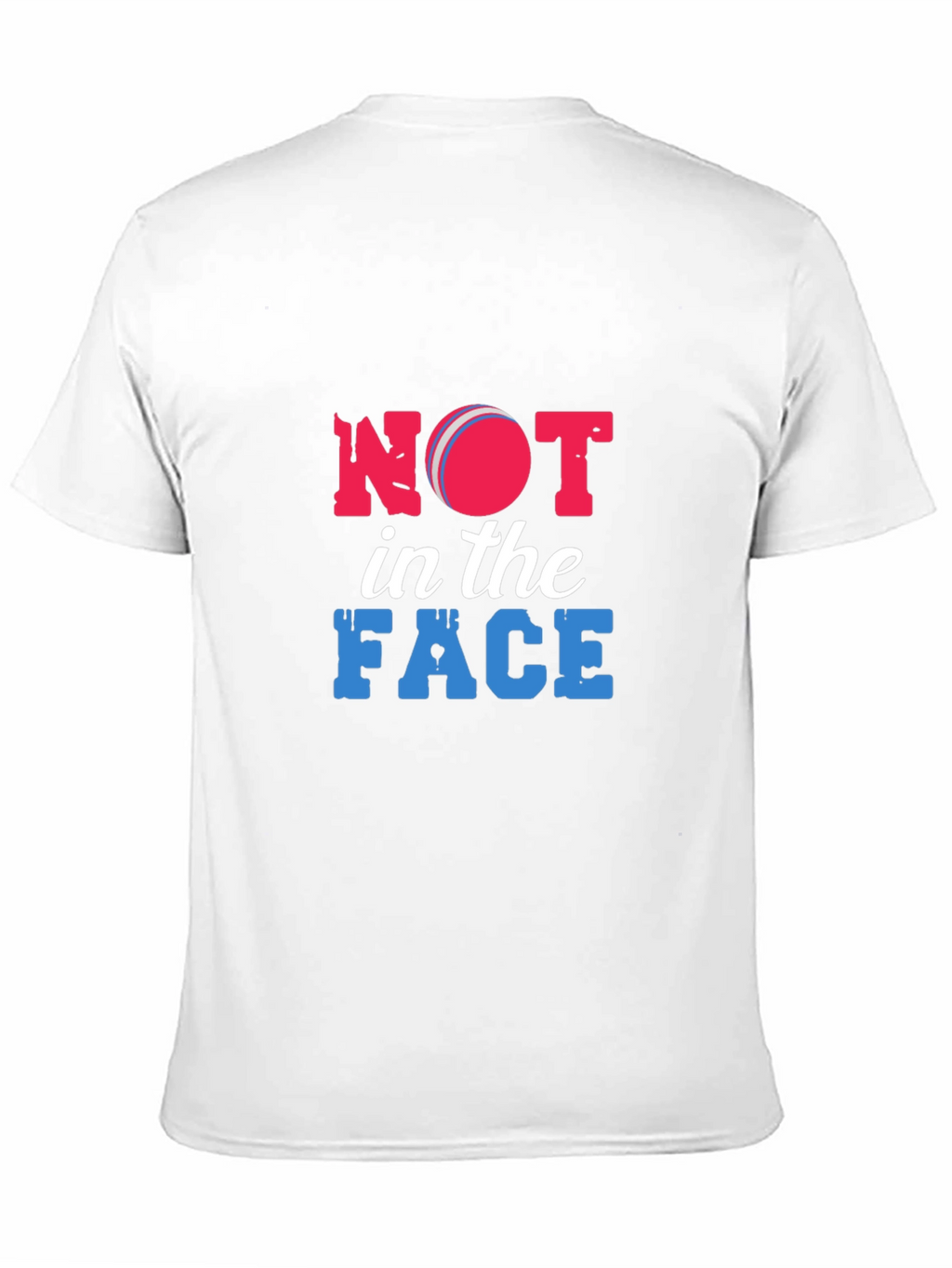Not in the Face Black Graphic Tee
