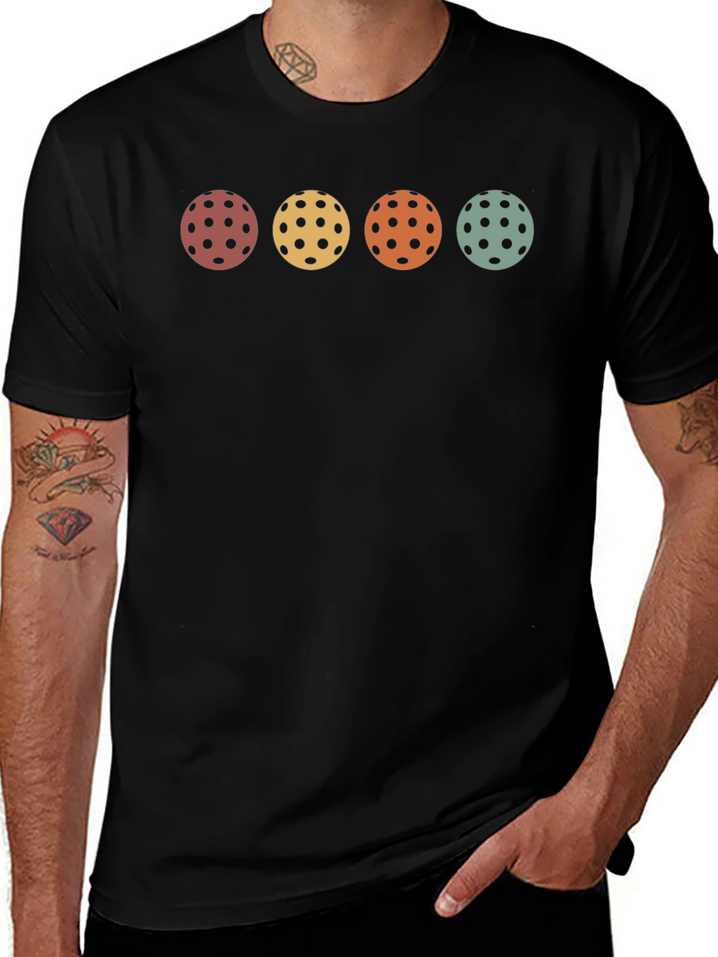 Retro Pickleball Balls T-Shirt