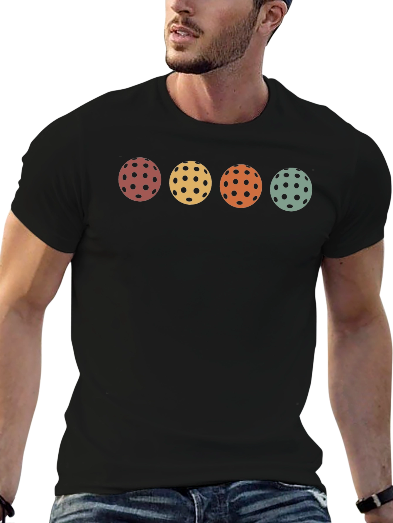 Retro Pickleball Balls T-Shirt