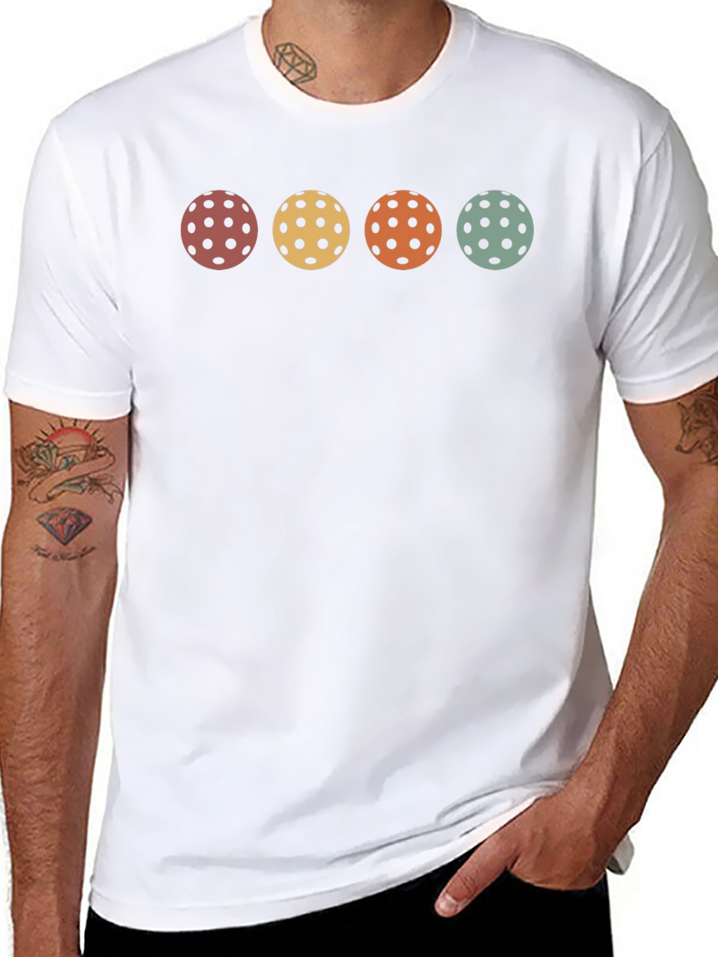 Retro Pickleball Balls T-Shirt