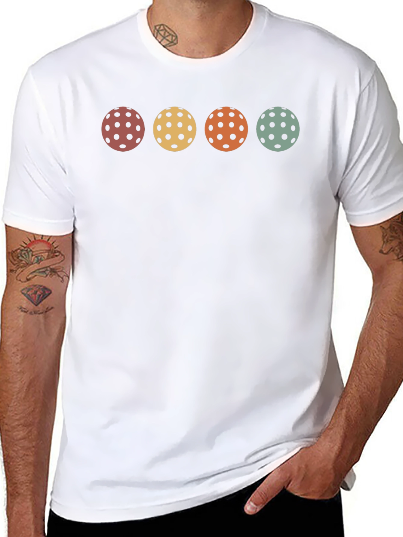 Retro Pickleball Balls T-Shirt