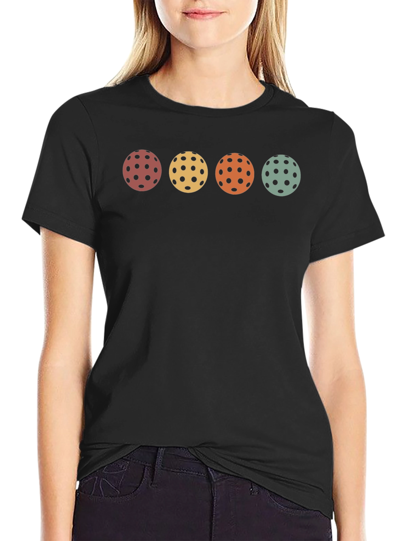 Retro Pickleball Balls T-Shirt