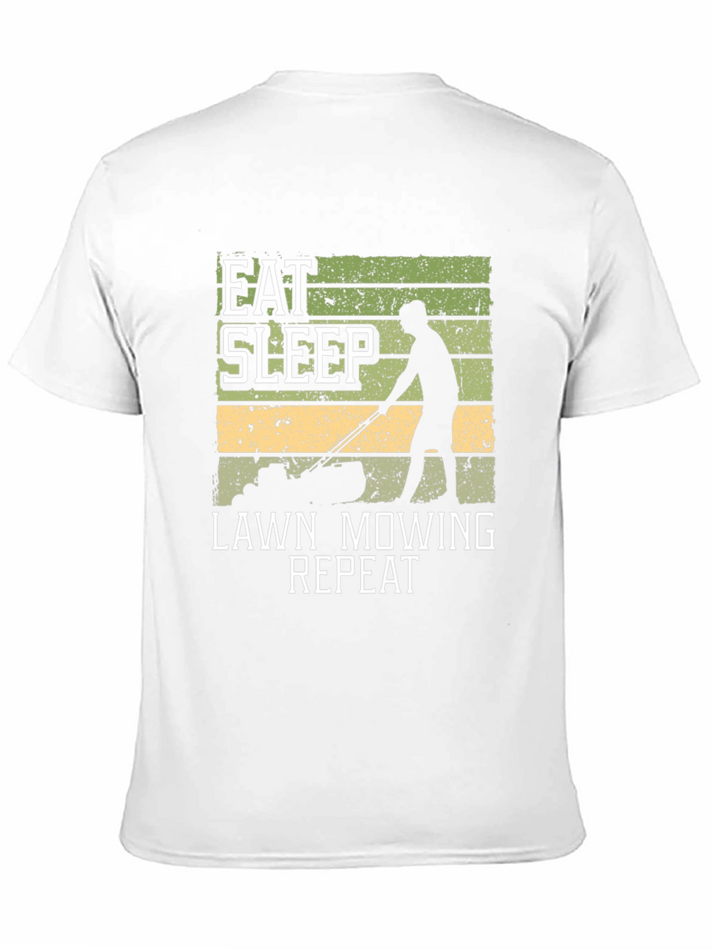 Eat Sleep Lawn Mowing Repeat Graphic Tee